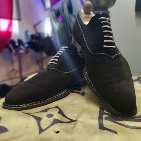 Sutor mantellassi brown suede oxfords - Picture 10 of 11